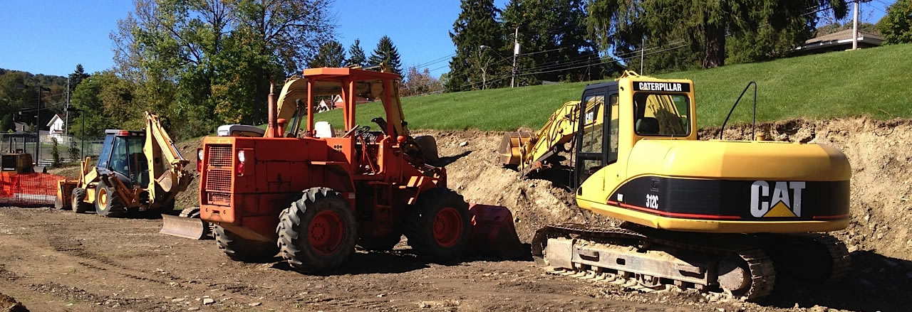 Commercial excavating equipment